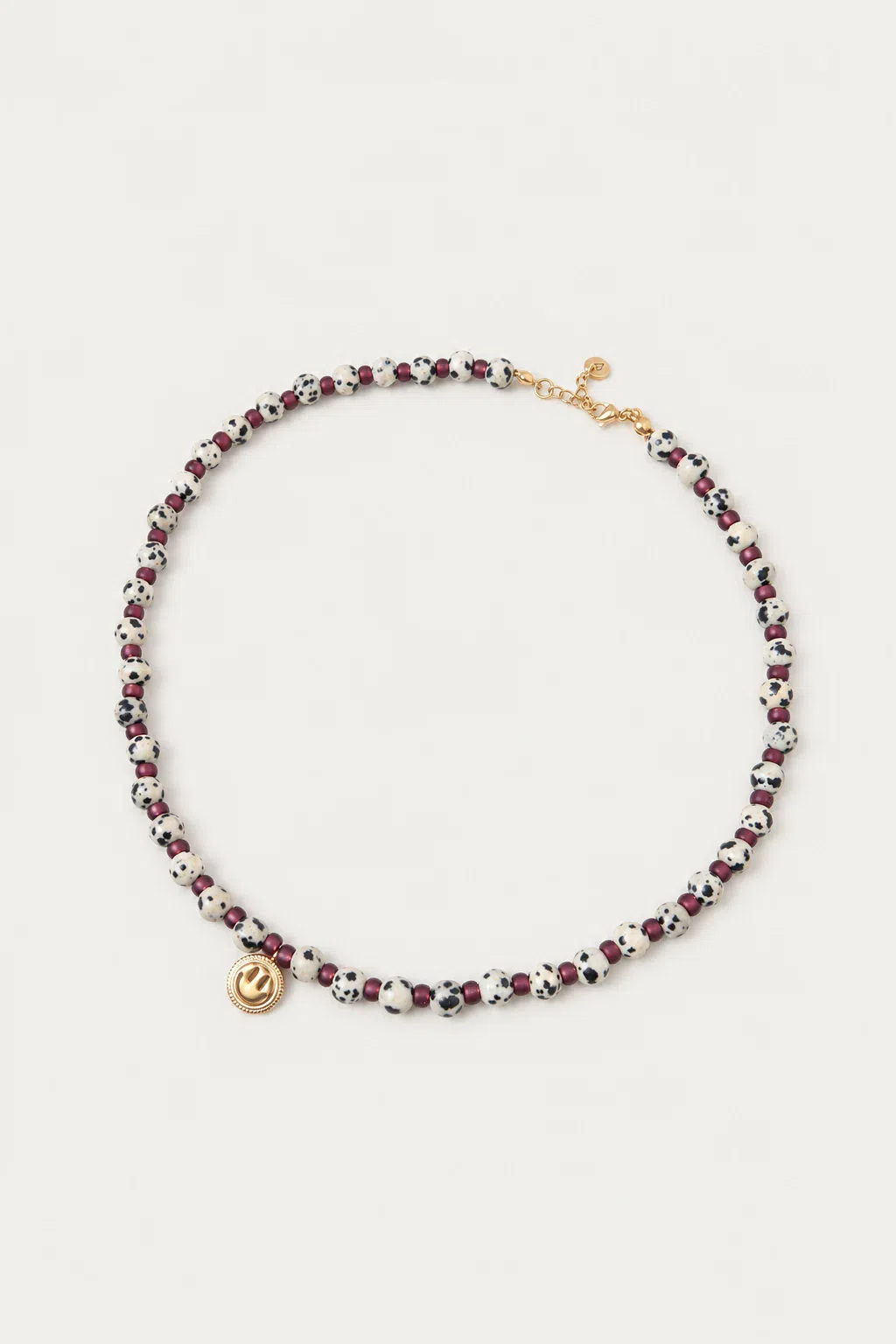 Necklace | Smiley jasper