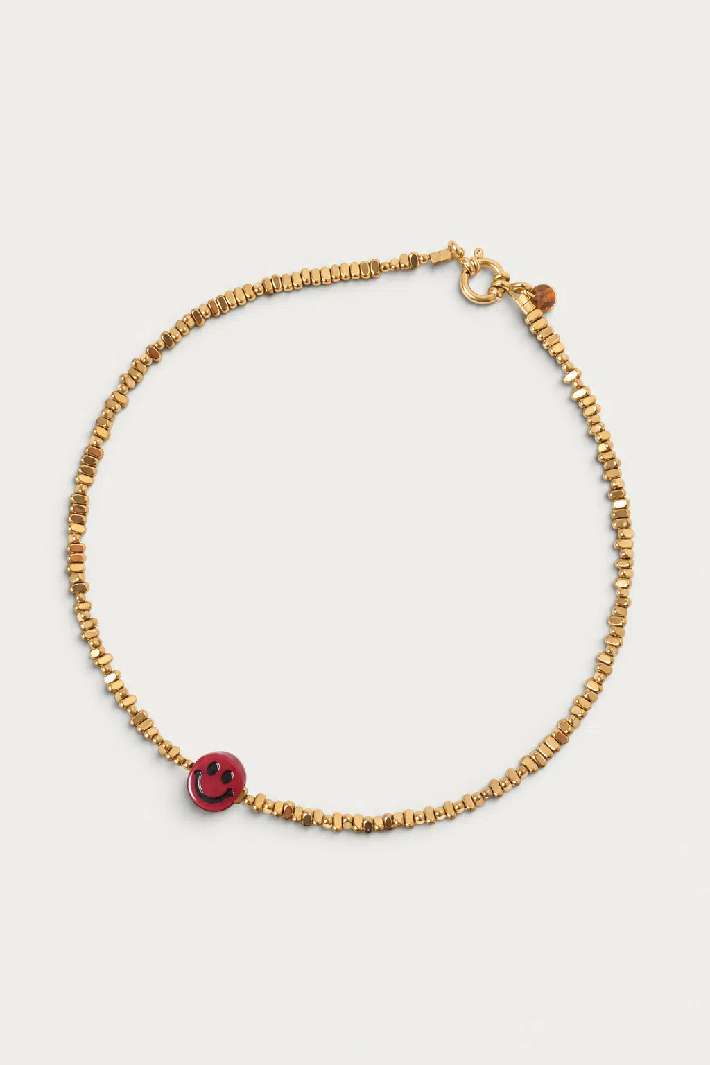 Necklace | Necklace hematite smiley