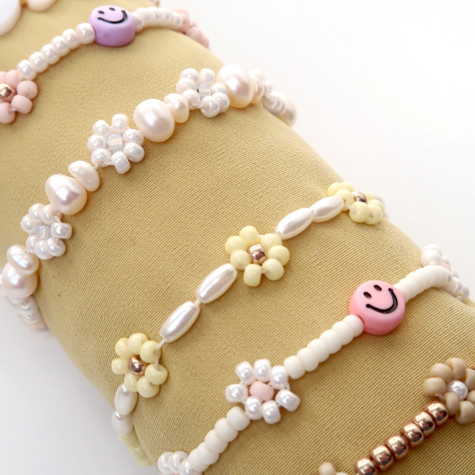 Bracelet | Daisy pearl/sunshine T1