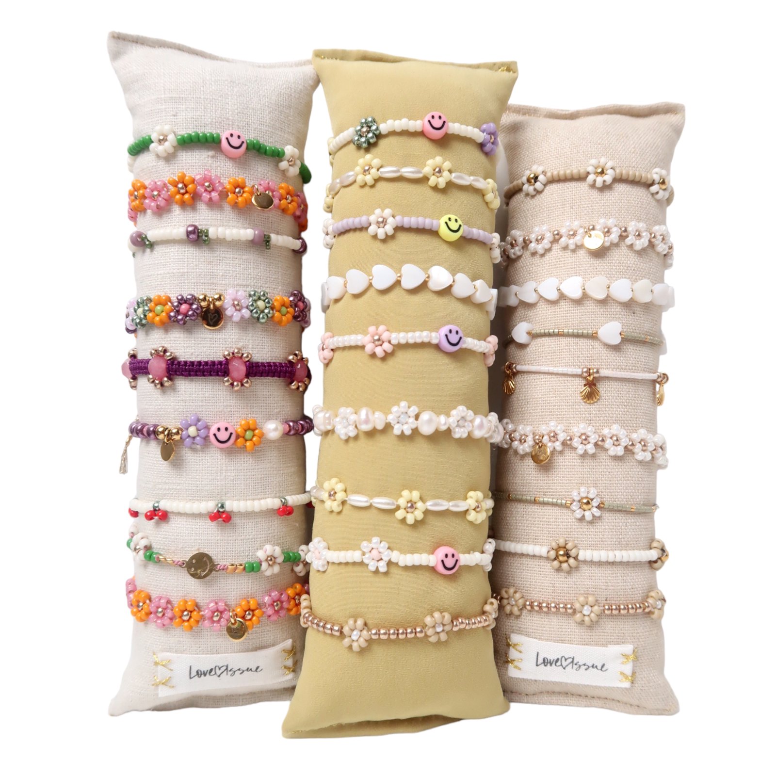 LOVEissue bracelet daisy | Elastic cherries T1