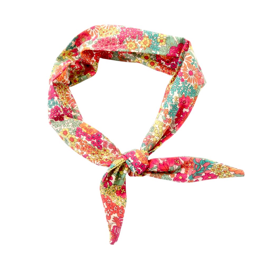 Twilly scarf | Coral flowers